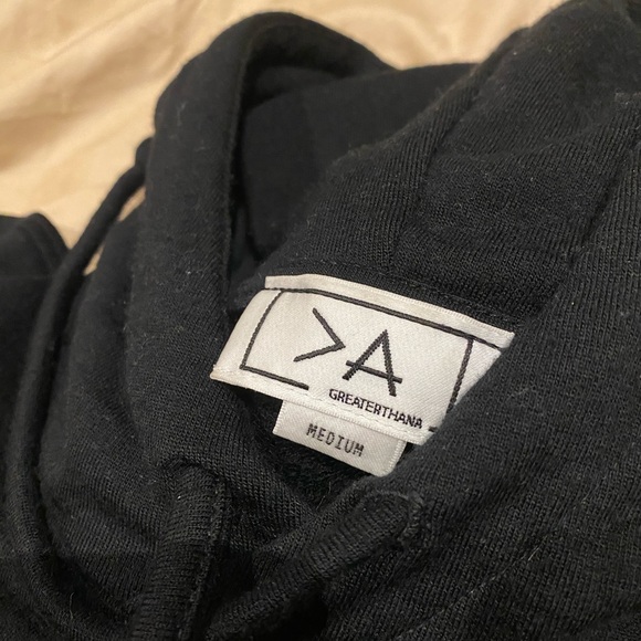 Greater Than A Taper Merino wool hoodie - Picture 3 of 6